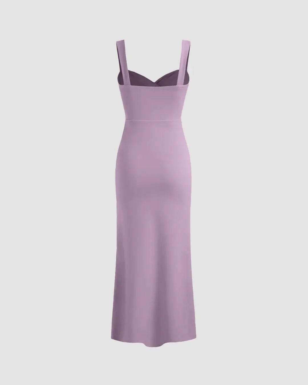 Lavender Bodycon Midi Dress | Elegant Party Wear for Women