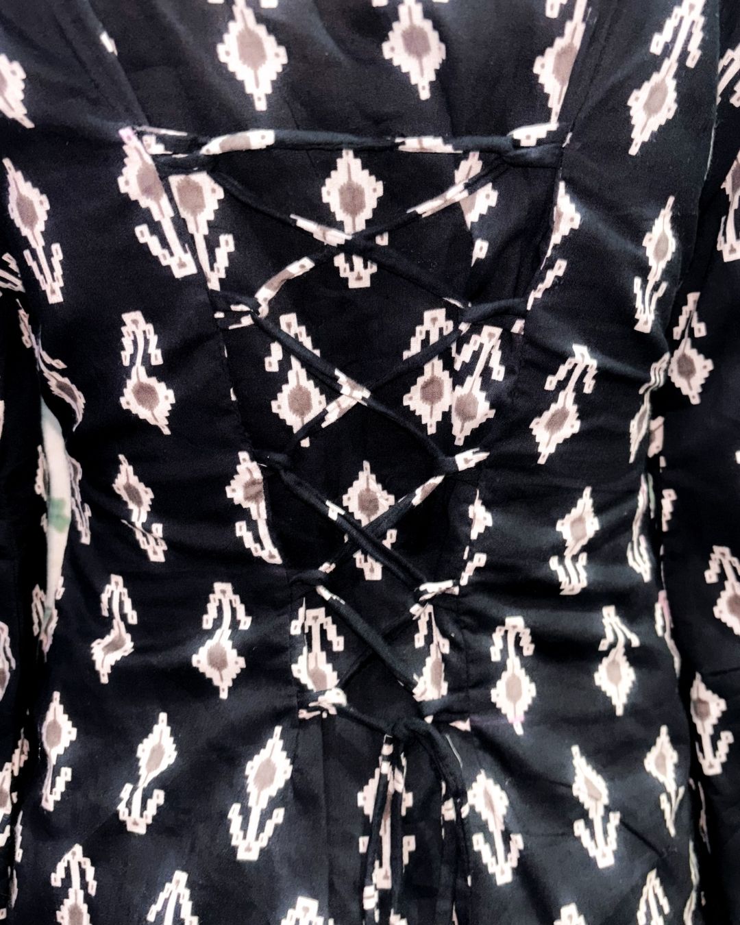 Black Printed Straight Kurti for Women | Cotton Ethnic Daily Wear Kurti